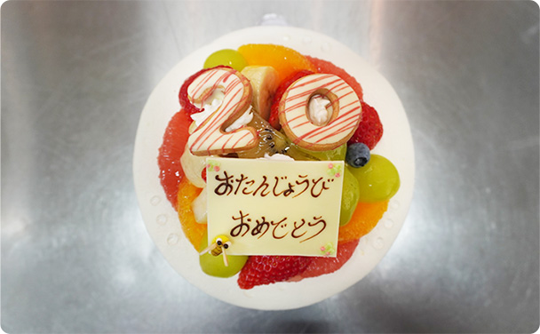 デコレーションケーキの例