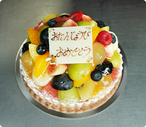 フルーツタルト（季節によってフルーツが変わります）